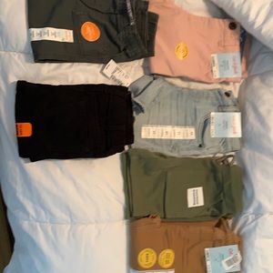 NWT 4 pr pants from 12-18 to 24,  2T. 2- 2Tshorts